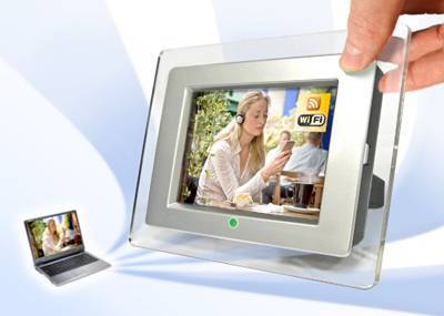 Wi-Fi相框具互聯(lián)網(wǎng)收音機(jī)功能